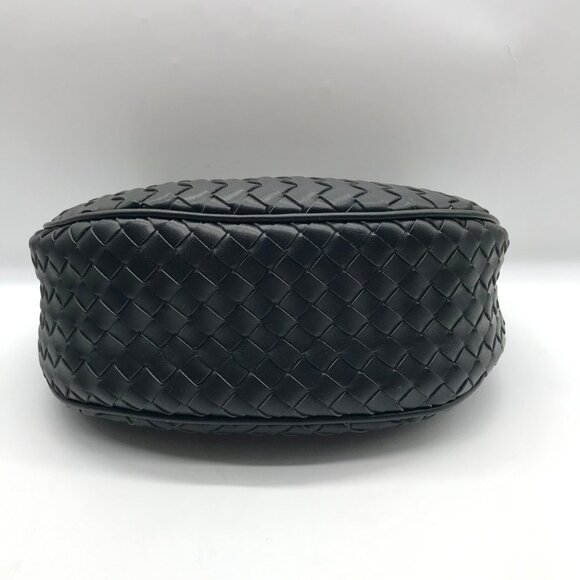 On 34th Black Woven Crossbody Convertible Satchel Bag - Picture 5 of 10